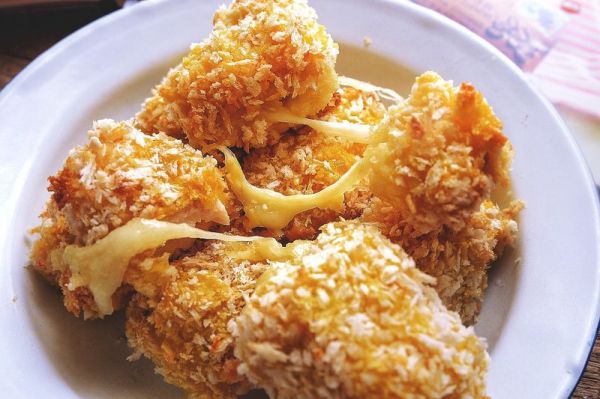 爆浆芝士鸡米花