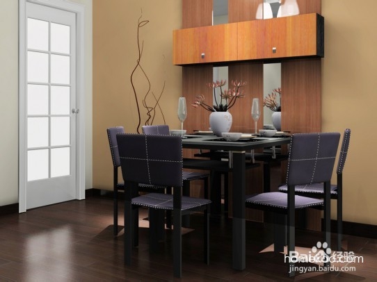 和谐与深邃美之客餐厅效果图