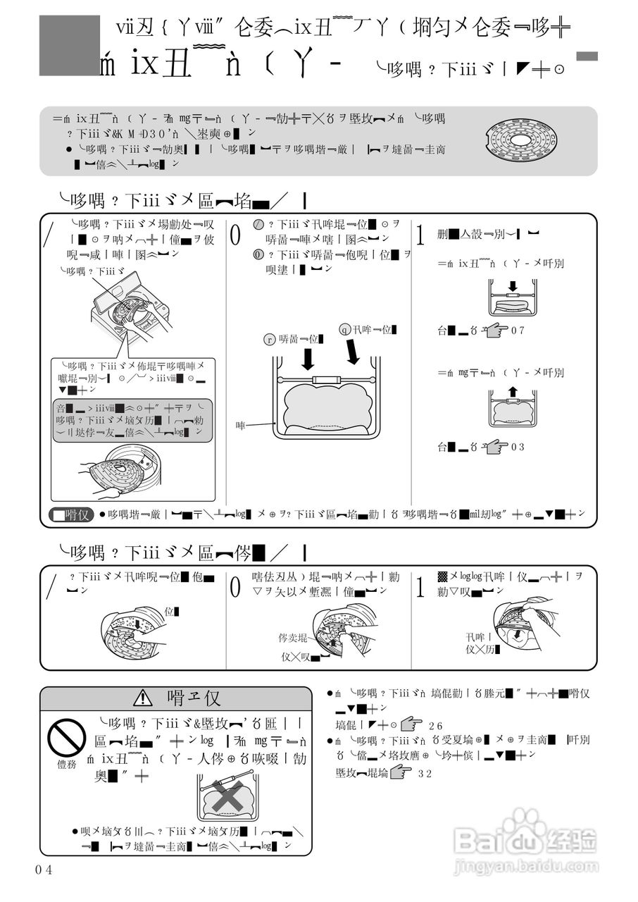 HITACHI NW-6SD全自动电器洗衣机说明书:[3]