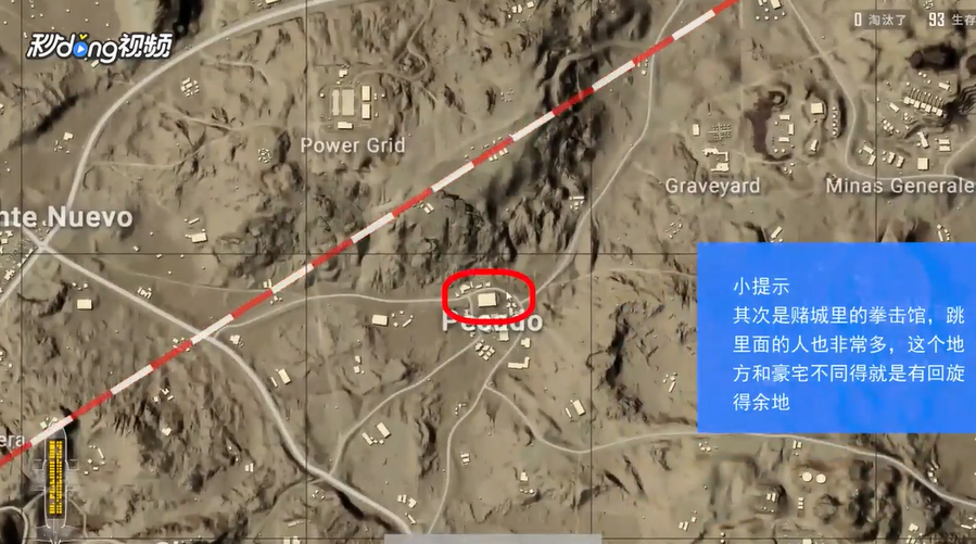绝地求生沙漠图有哪几个比较富的点