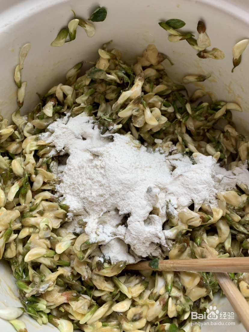 心心念念的鸡蛋炒槐花