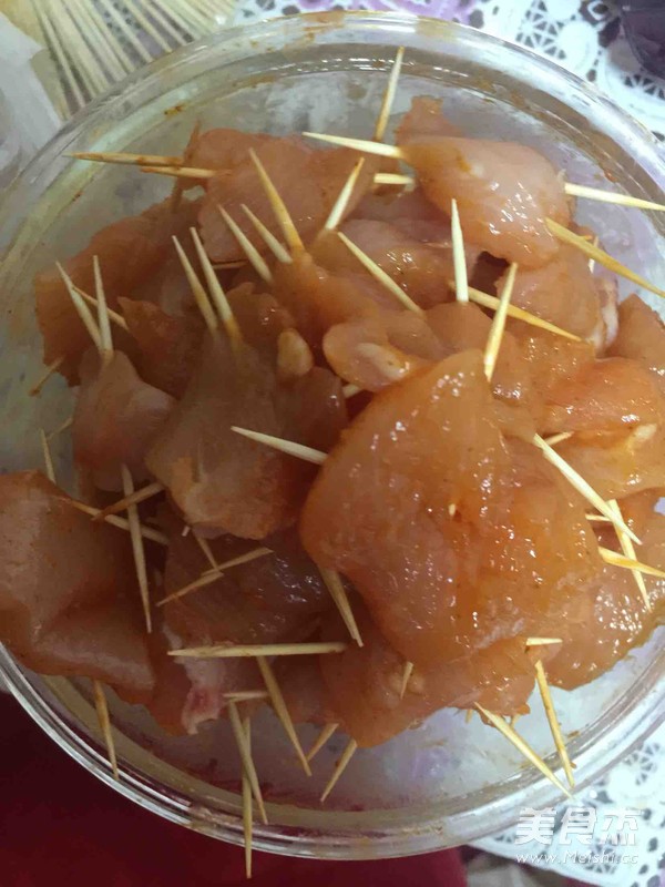 新奥尔良味牙签肉