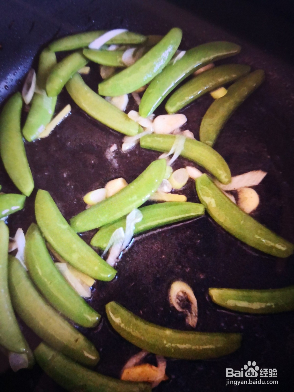 午餐肉炒甜蜜豆的做法