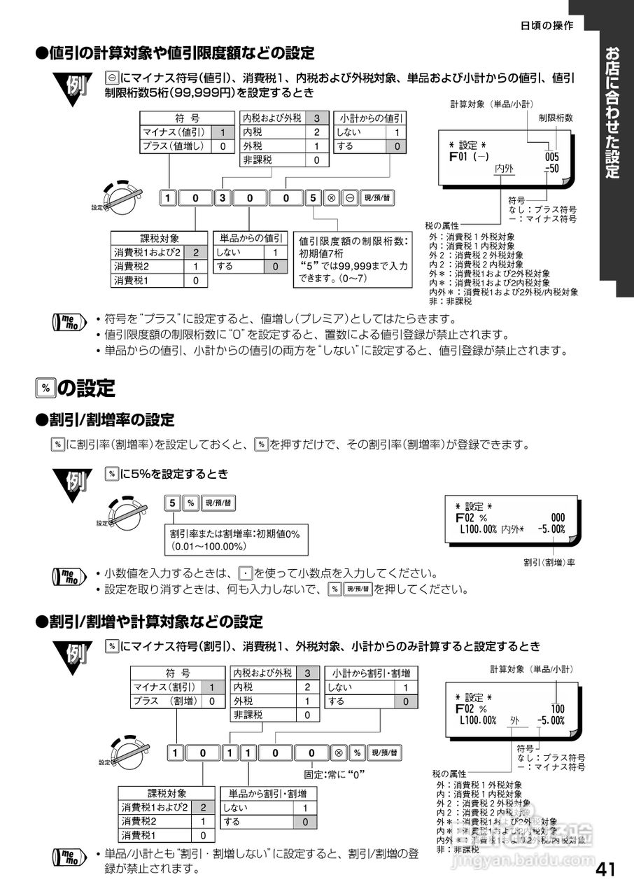 SHARP XE-A20收银机说明书:[5]