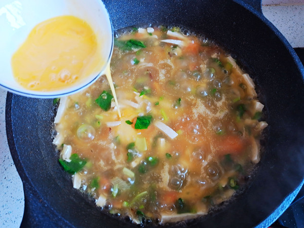 家常豆腐鸡蛋汤