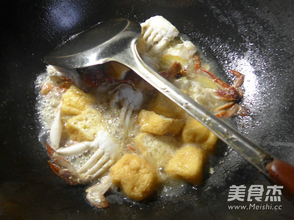 油豆腐炒螃蟹