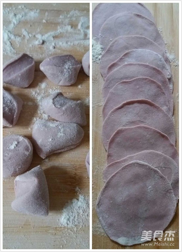 芸豆猪肉紫薯水饺