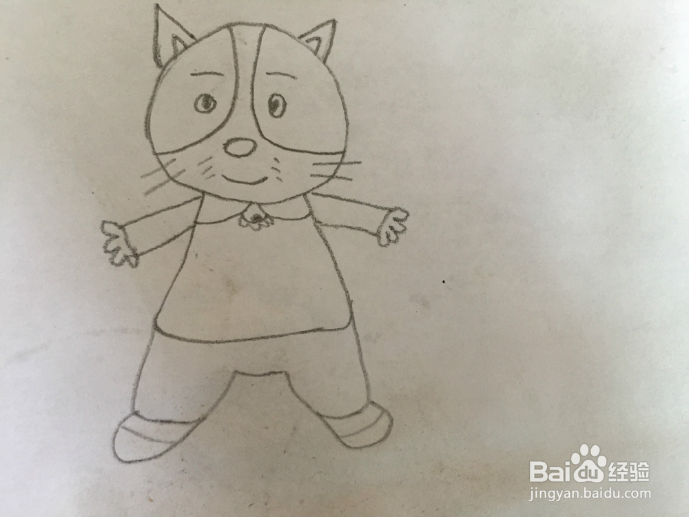 画画——画一只小猫
