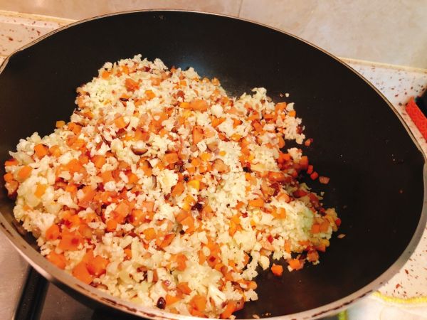 低卡低脂无米炒饭