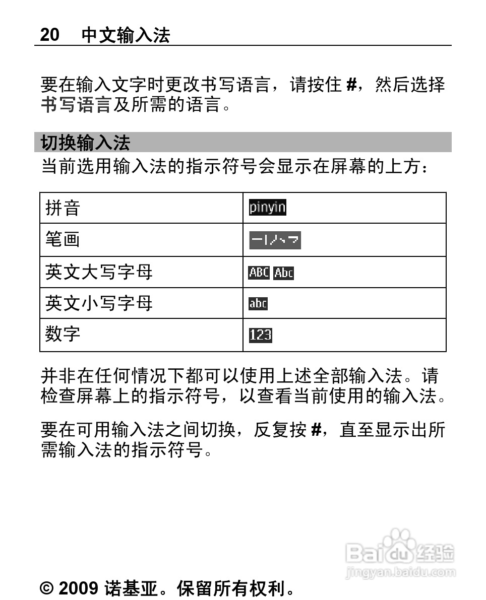 诺基亚Nokia 2220S手机使用说明书:[2]