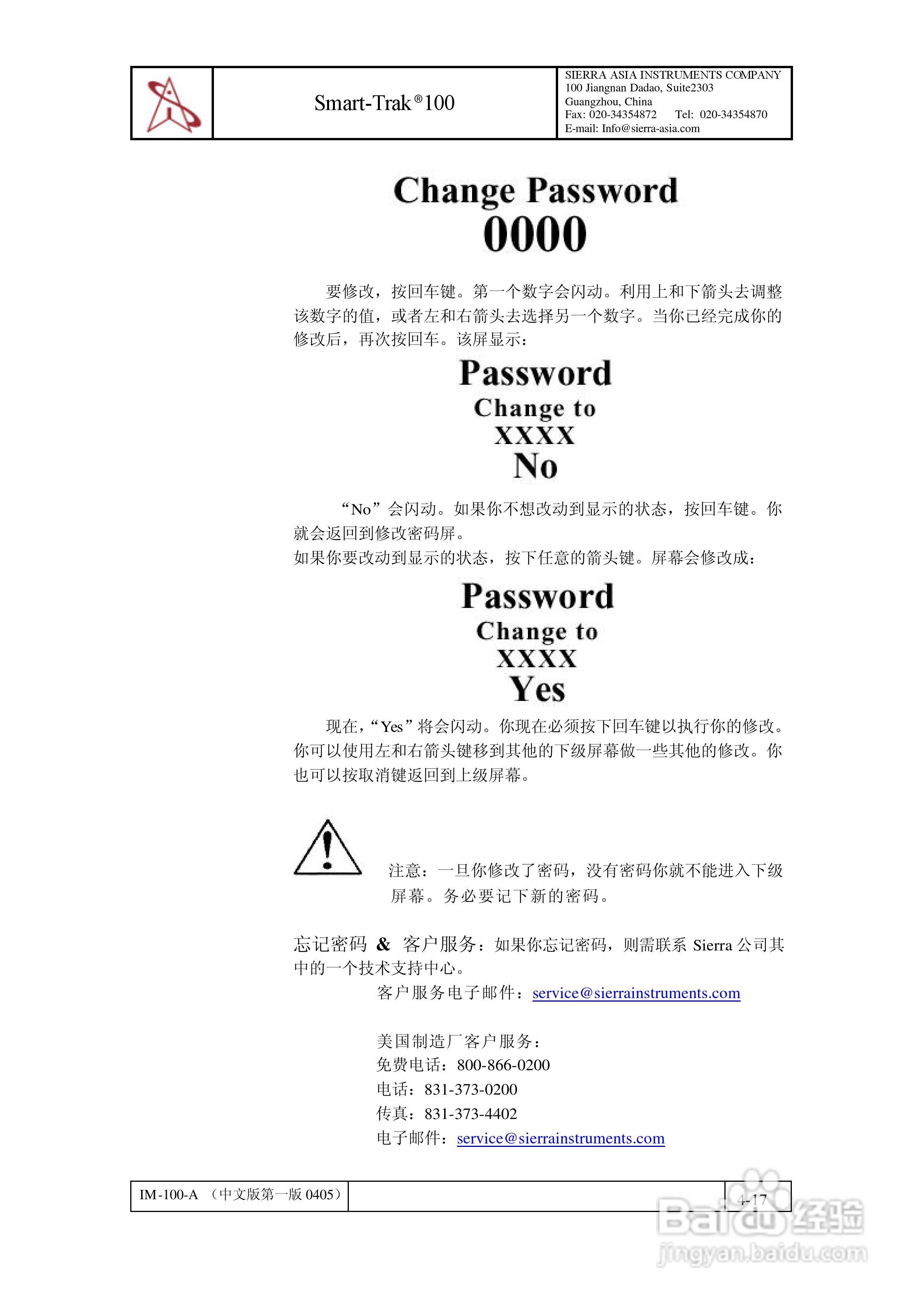 Sierra Smart-Trak 100系列质量流量计和调节仪说明书:[4]