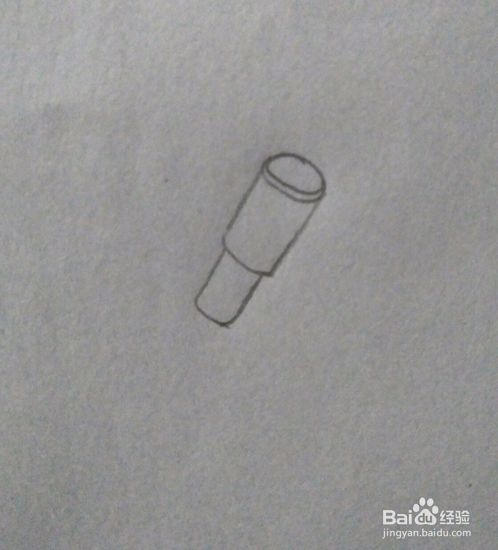 望远镜简笔画教程