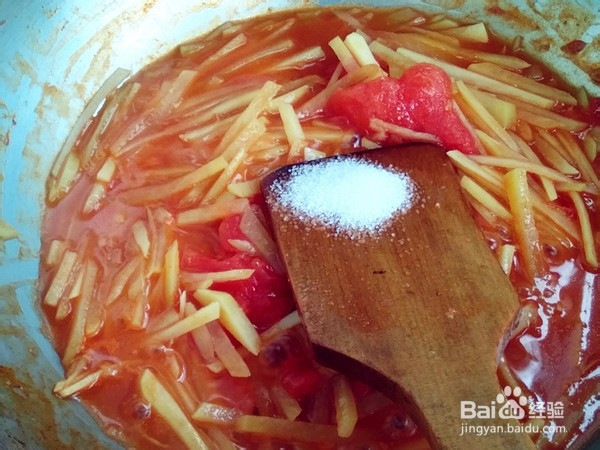 如何制作土豆丝西红柿