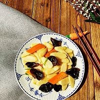 怎样制作山药清炒木耳