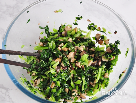 香菇青菜馅包子的做法