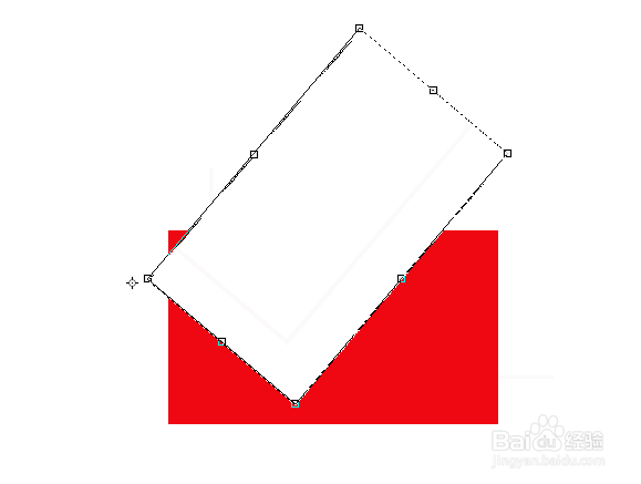 PS如何更改选区的旋转轴心