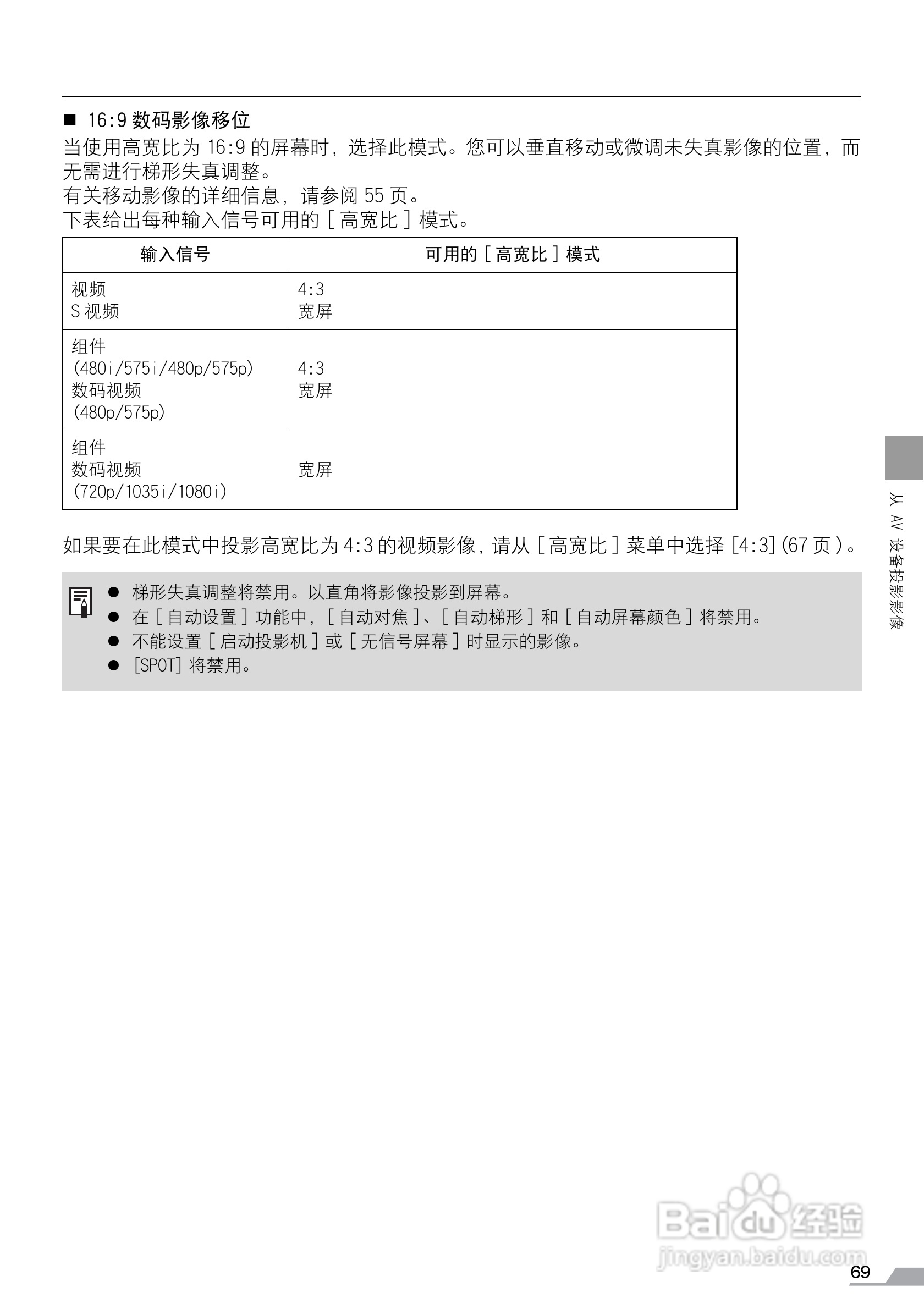 佳能SX6投影仪使用说明书:[7]