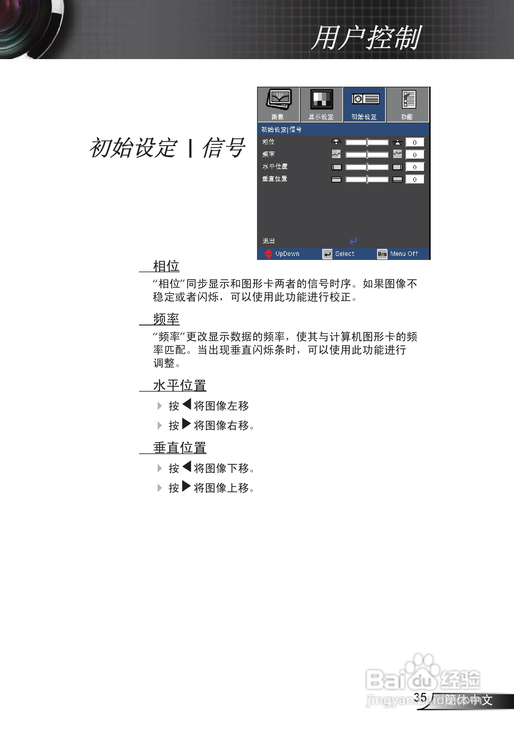 奥图码 EP752投影机说明书:[4]