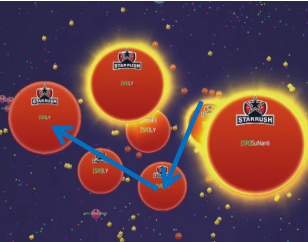 球球大作战如何才能学会踩球?