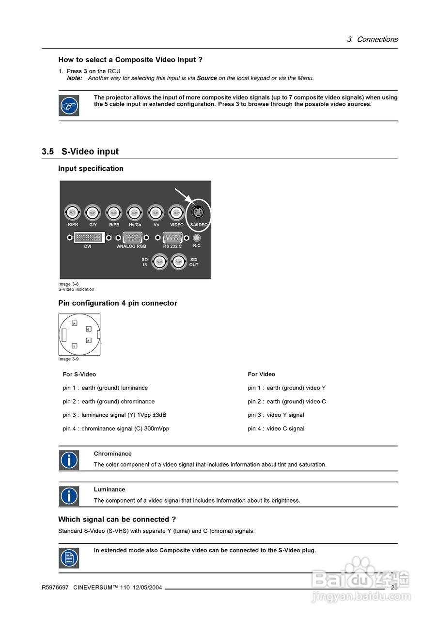 Barco巴可 Cine VERSUM 110投影机说明书:[3]