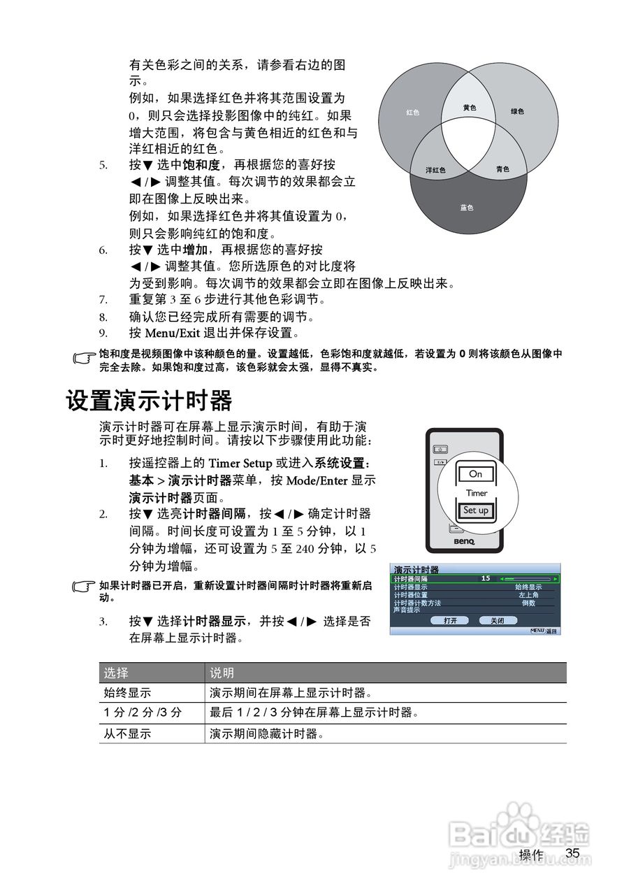 明基MP624投影仪使用说明书:[4]
