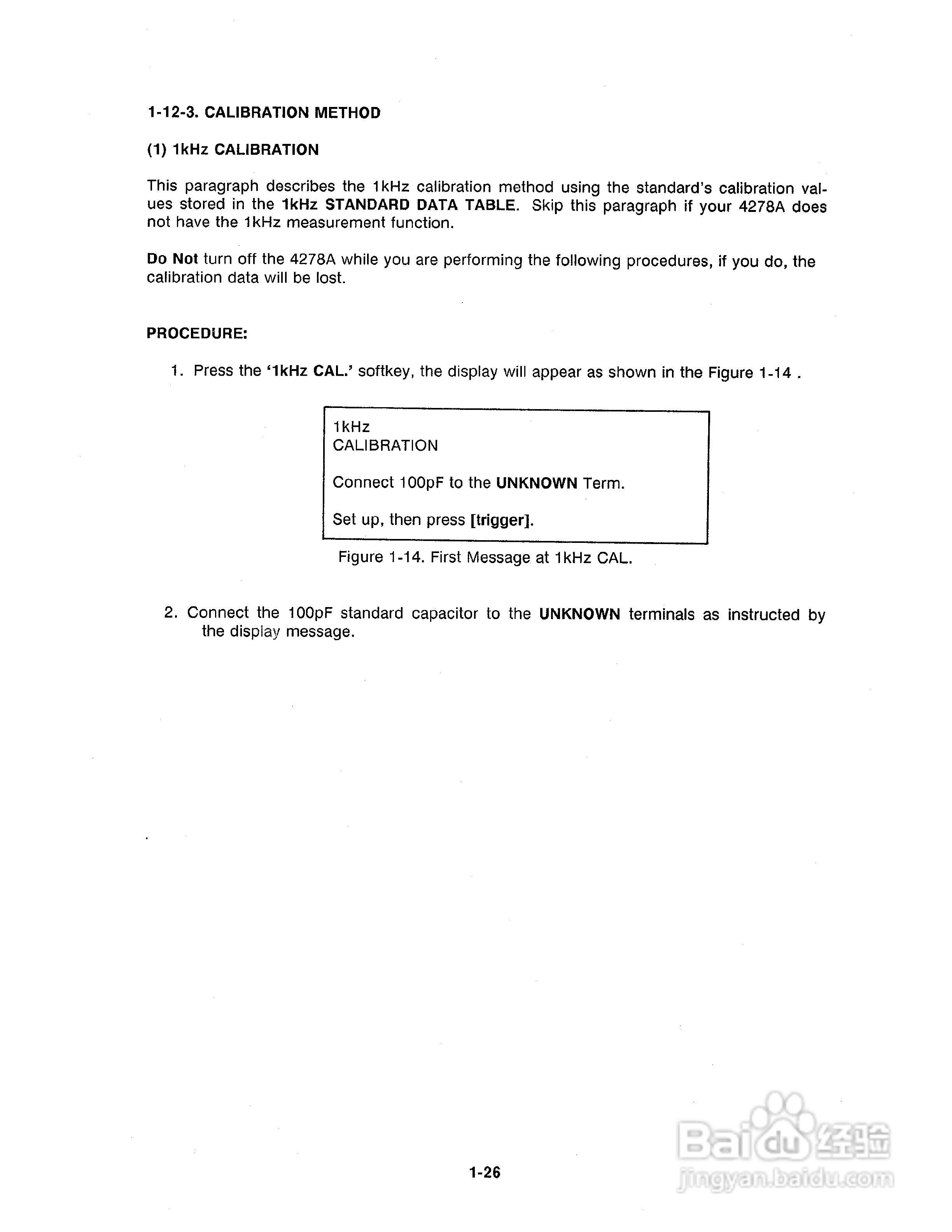 HP 4278A测试电桥使用说明书:[5]