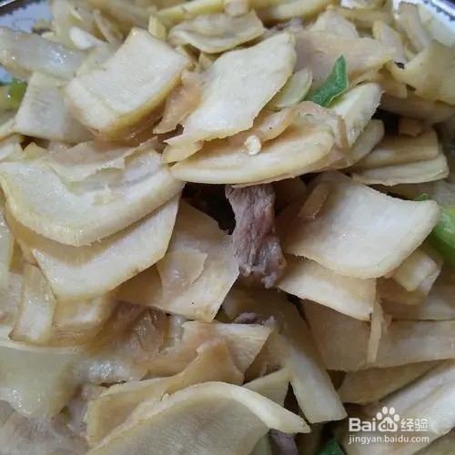 腊肉炒冬笋