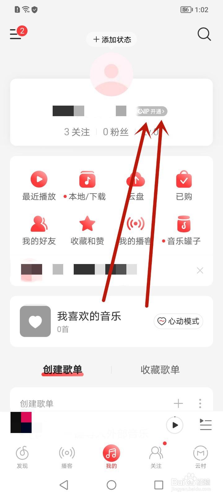 网易云音乐怎么开通vip