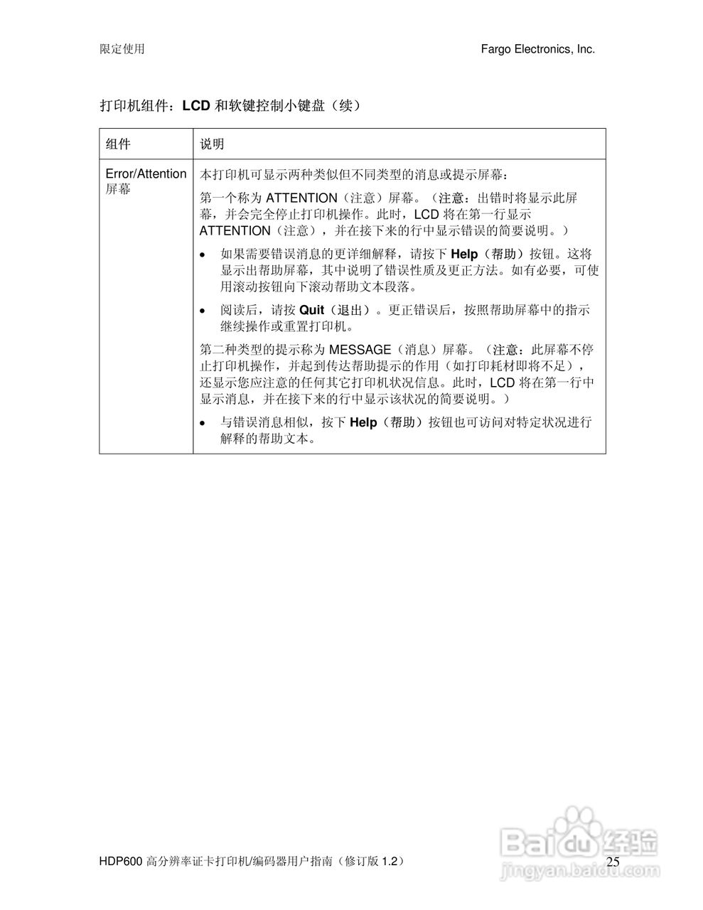 HDP600高分辨率证卡打印机用户指南:[3]