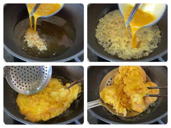 番茄炸蛋砂锅饭