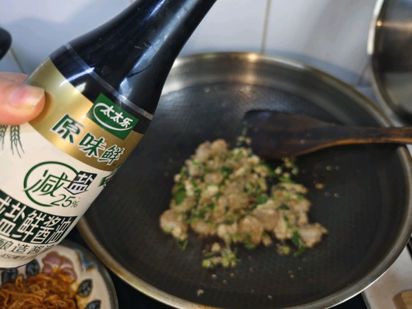 翡翠虾仁火鸡面