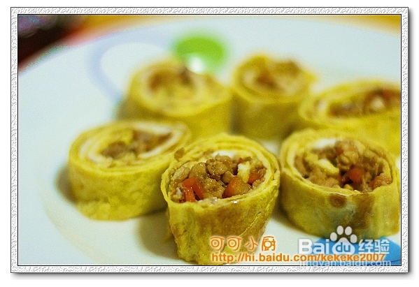 我不是故意的啊--蛋皮肉卷、肉沫烧饼