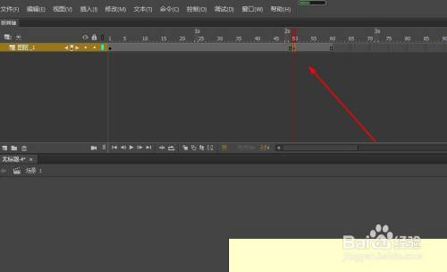 Animate软件如何制作延伸的直线动画