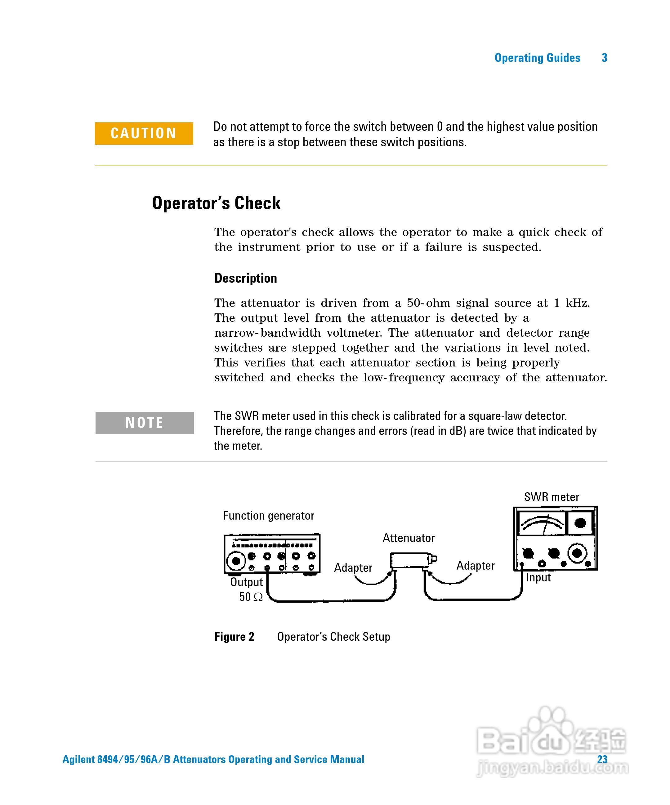 8494B手动步进衰减器使用手册:[3]