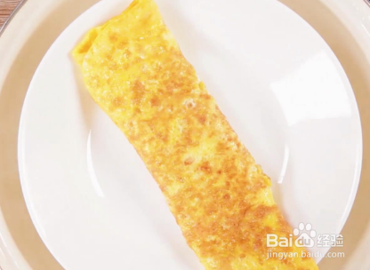 西兰花鲜虾蛋卷---养身系列