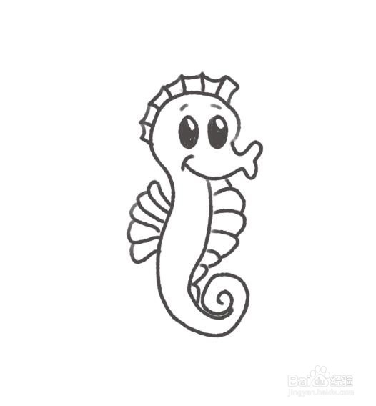 sketchbook怎么画海马