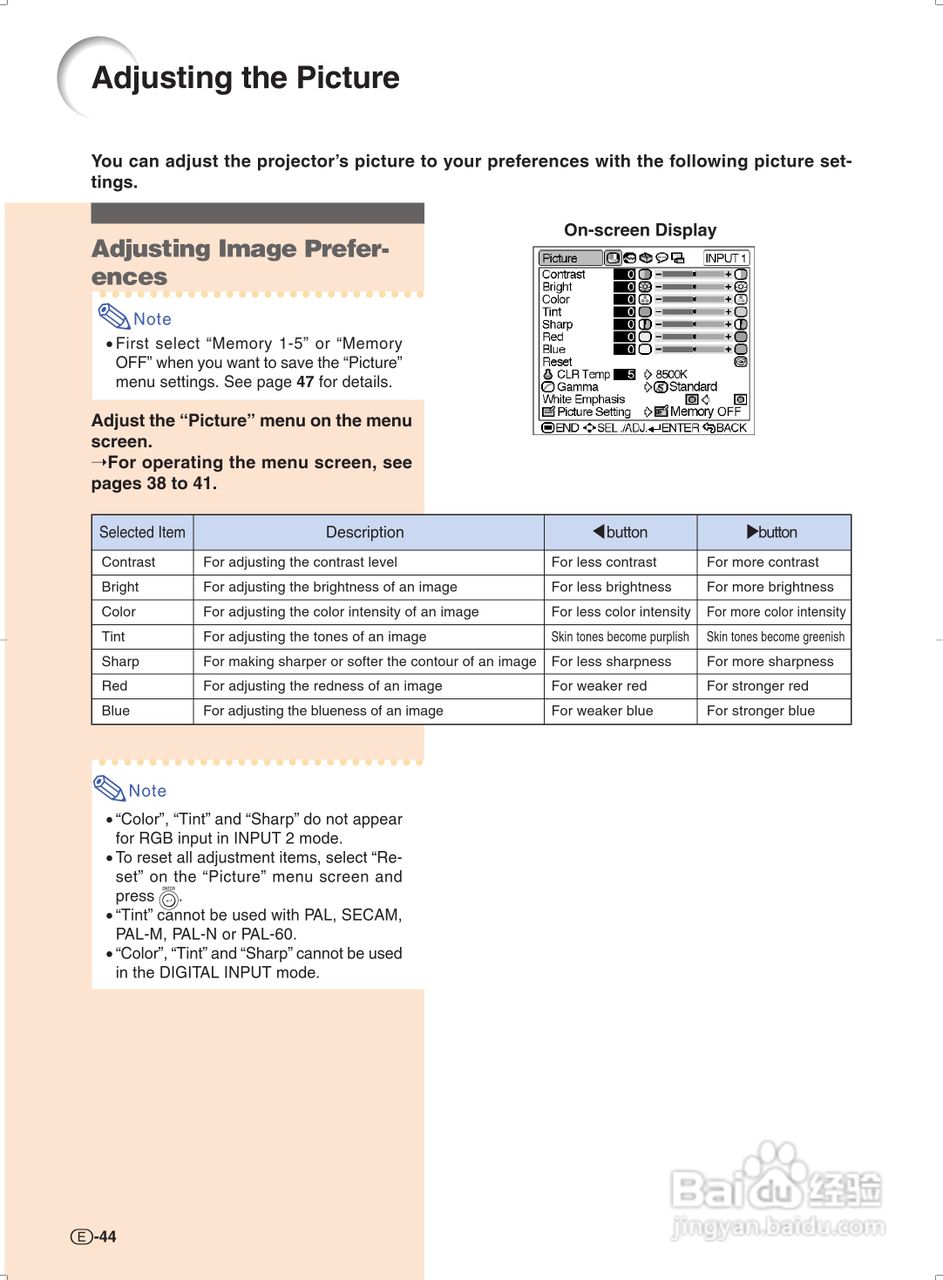 夏普SHARP DT-300投影机使用说明书:[5]