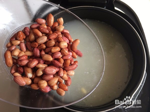 家庭美食花生黄豆皮冻