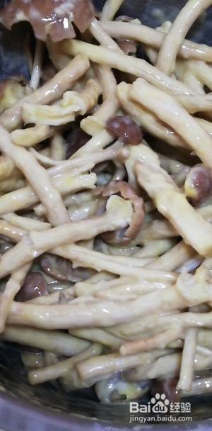 教你怎么做干煸茶树菇
