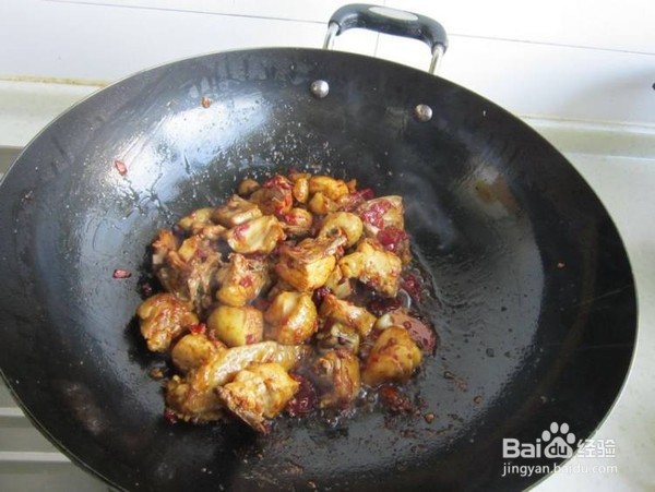 香辣干锅鸡的制作方法