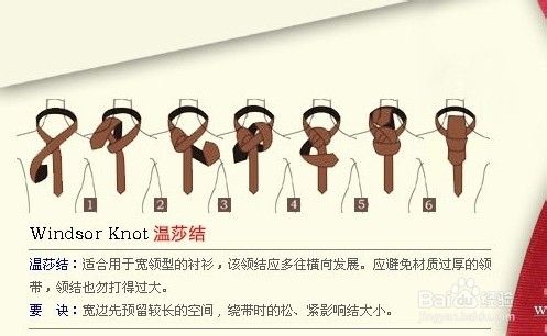 男士领带打法图解-小田田传递正能量