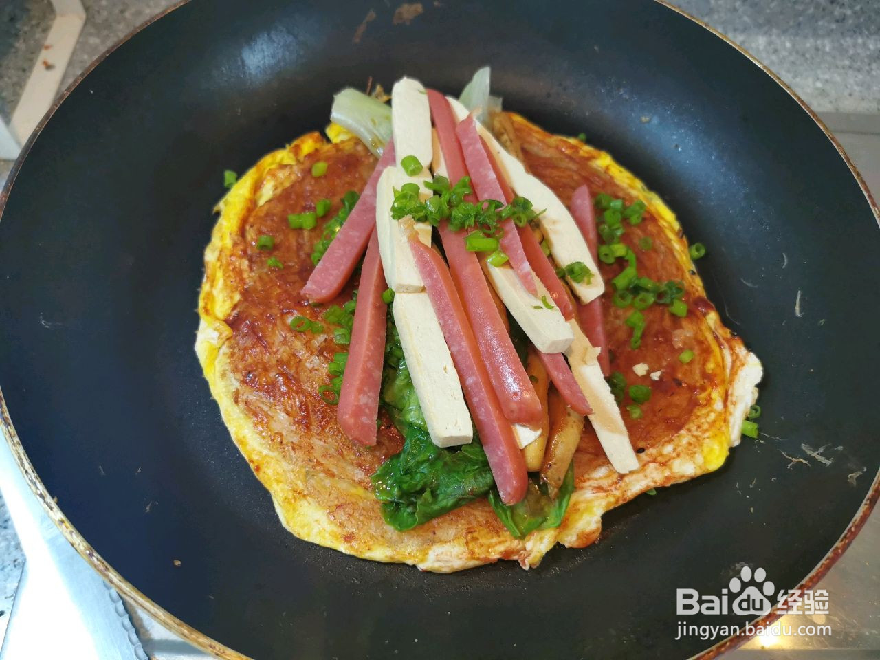 鸡蛋卷手抓饼的做法