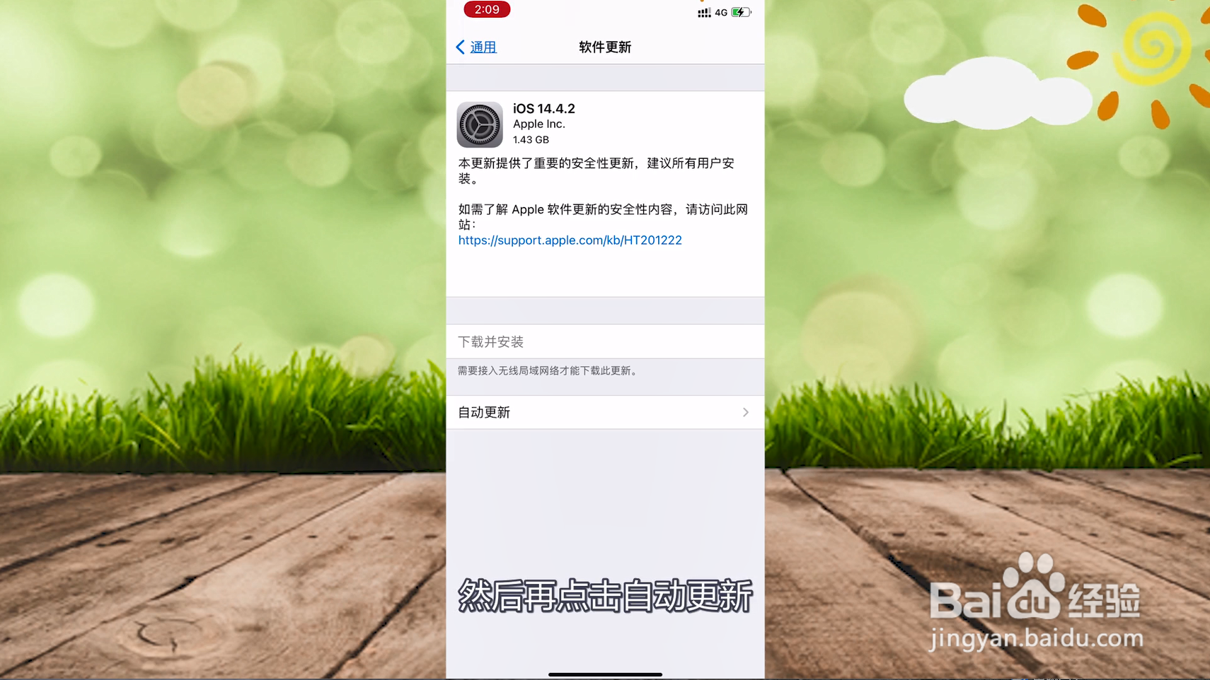 苹果怎么关闭自动更新
