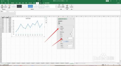 Excel怎么给折线图每个数据点增加一条垂直线