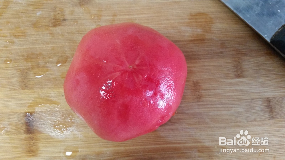 西红柿鸡蛋面皮,小孩子都爱吃