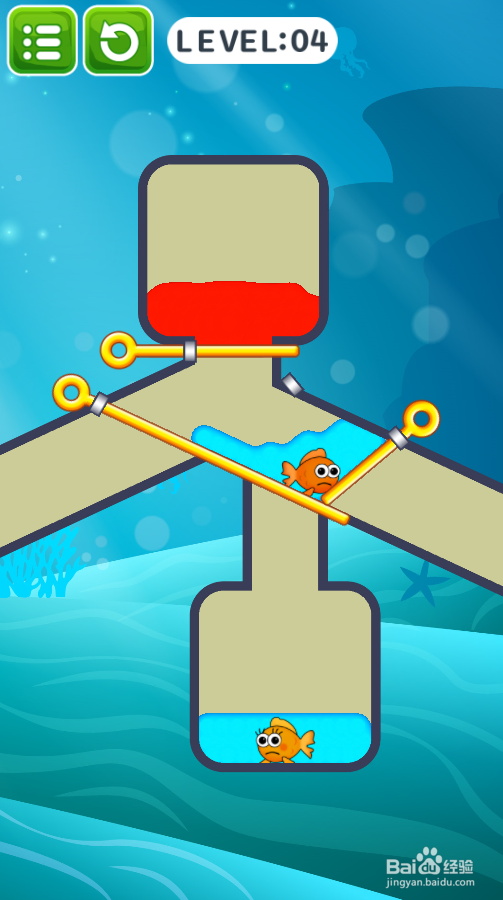 帮帮那两条小金鱼的Level 4怎样通关?