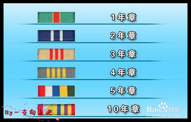 教你轻松看懂军人级别资历章、资历架、资历牌-百度经验