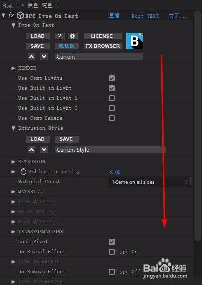 AE如何使用BCC Type On Text效果