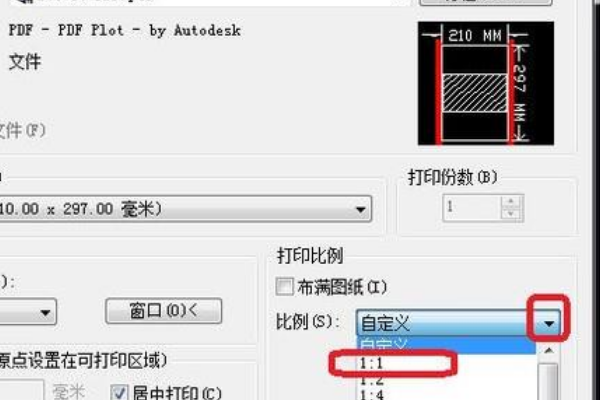怎么把cad图纸变成1:1比例