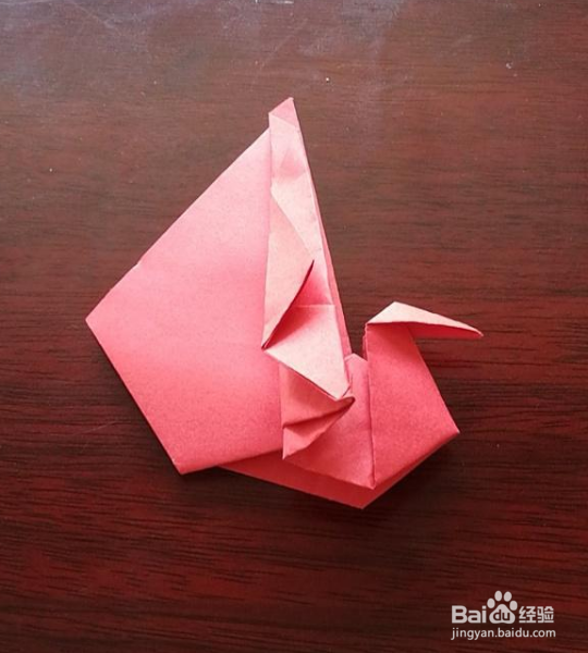 小孔雀的简单折法